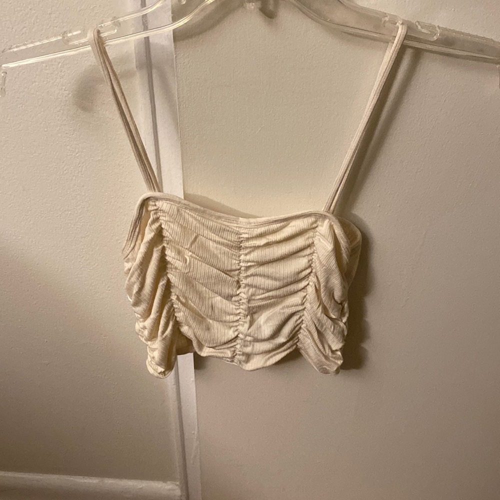 Urban Outfitter White Spaghetti Top M